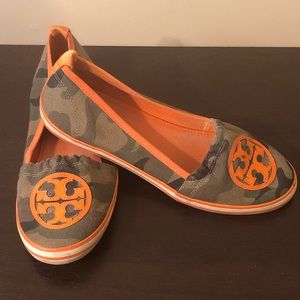 Super Cute Tory Burch Camo Sneakers